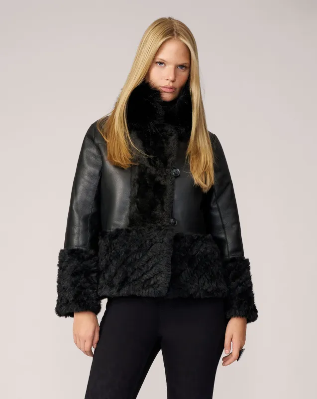 Reversible Faux Fur Zip Jacket sold by Adrienne Landau
