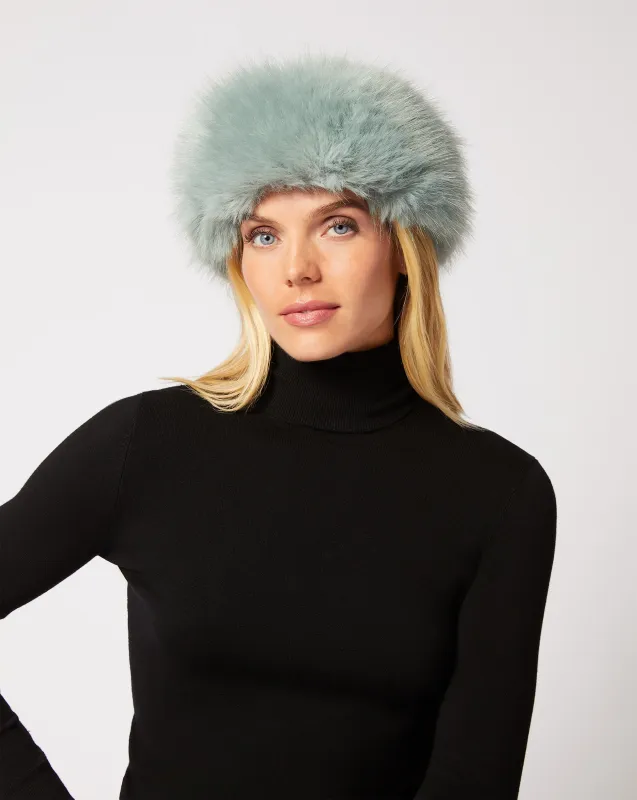 Alps Fox Faux Fur Headband sold by Adrienne Landau