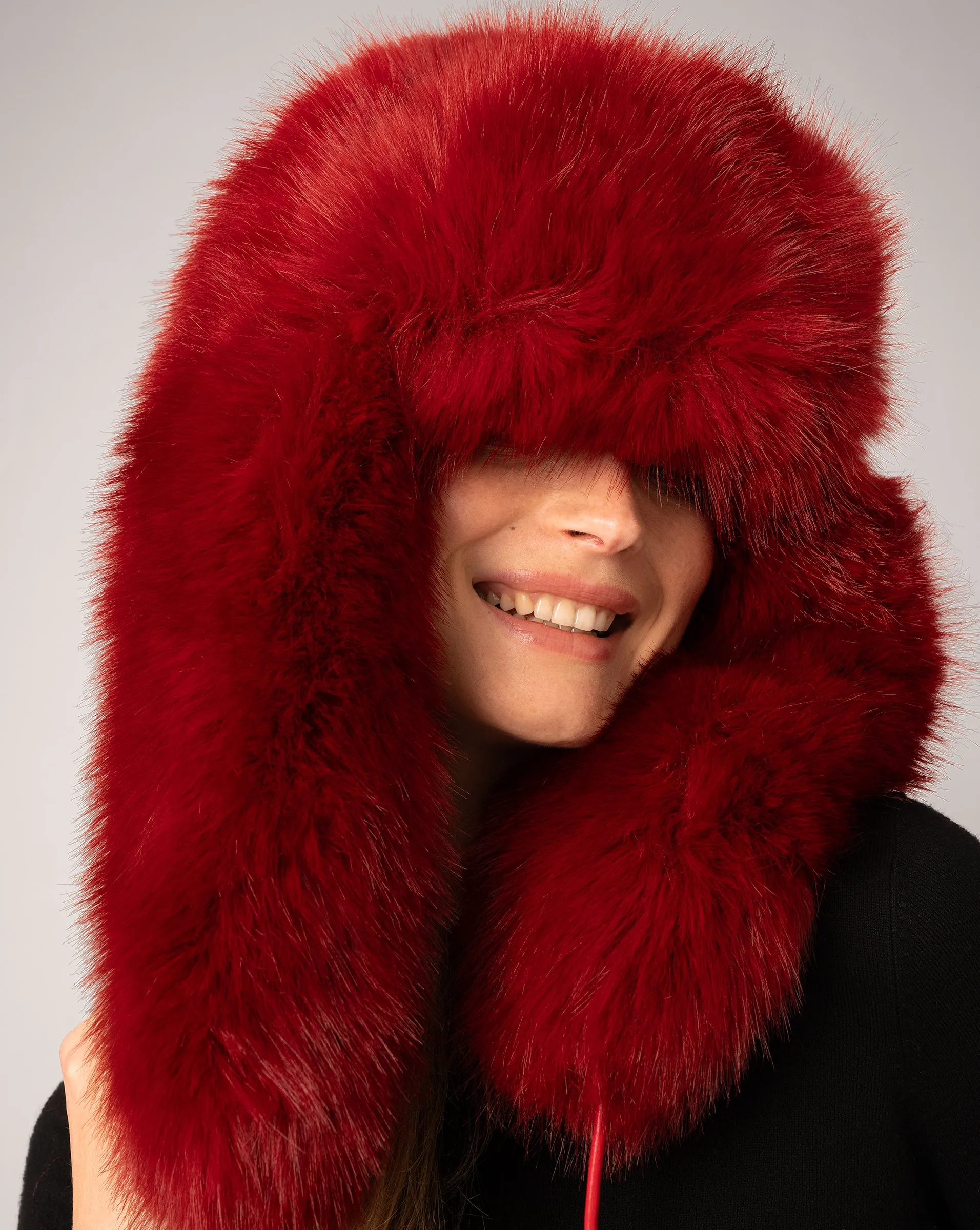 Lauren Fox Faux Fur Trapper Hat sold by Adrienne Landau product image thumbnail 2