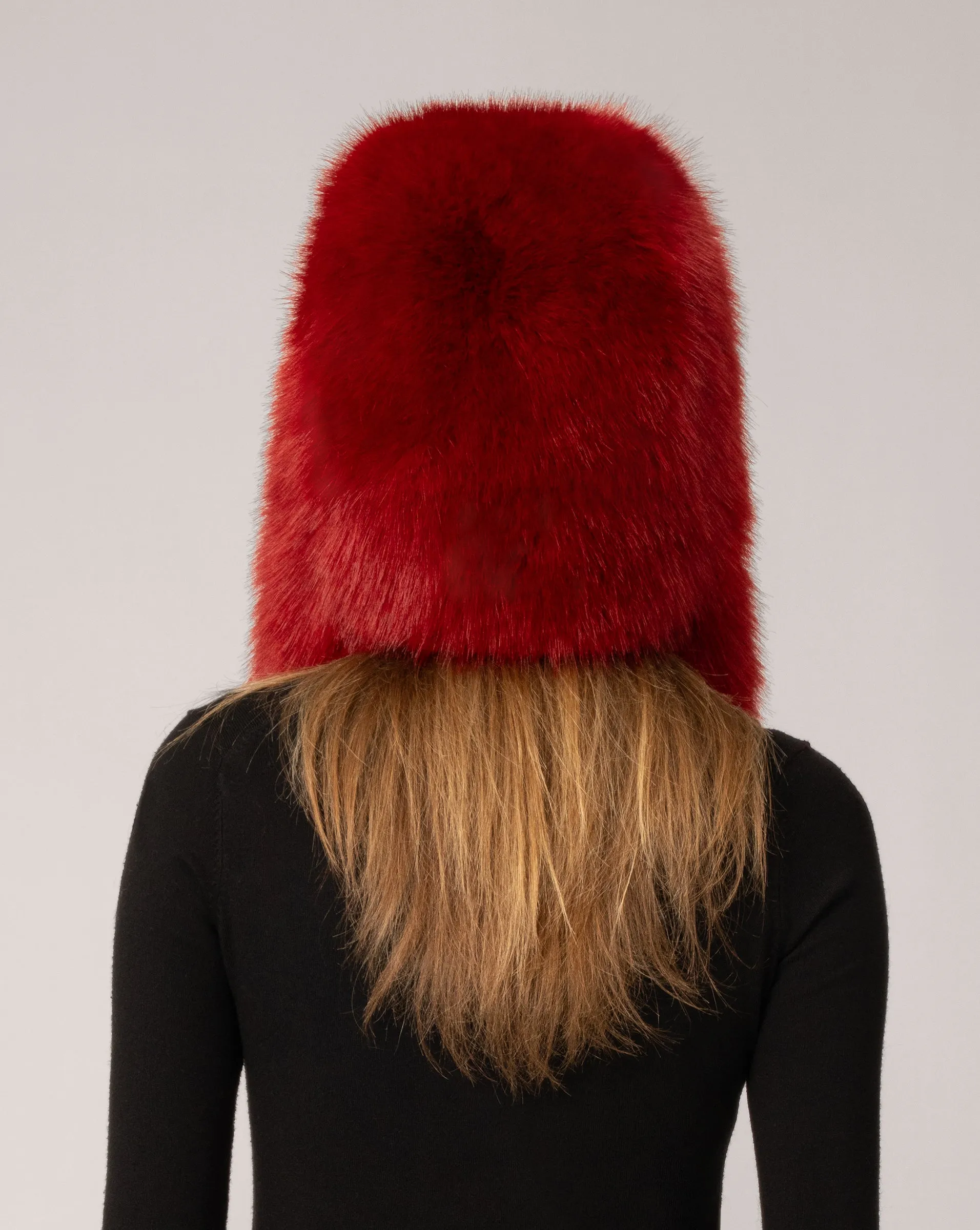 Lauren Fox Faux Fur Trapper Hat sold by Adrienne Landau product image thumbnail 4