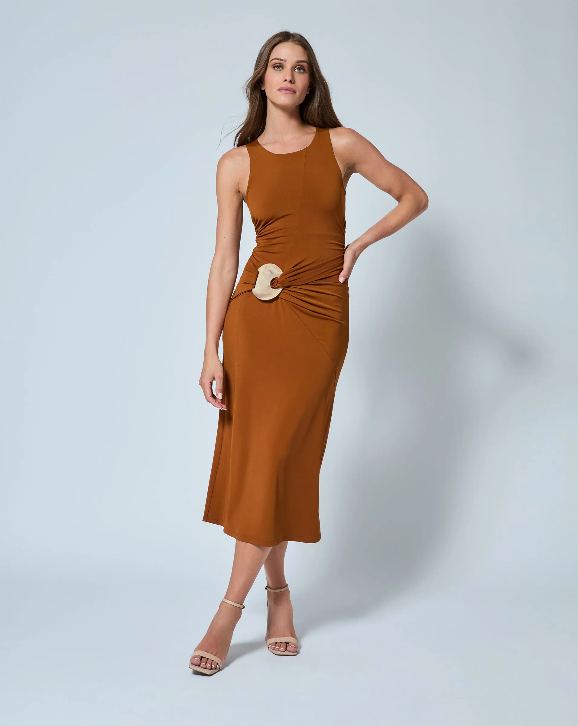 Atheena Draped Dress sold by Adrienne Landau