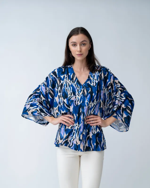 Lapis Dolman Top sold by Adrienne Landau