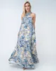 Final Sale - Beaded Halter Neck Gown sold by Adrienne Landau