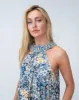 Final Sale - Beaded Halter Neck Gown sold by Adrienne Landau