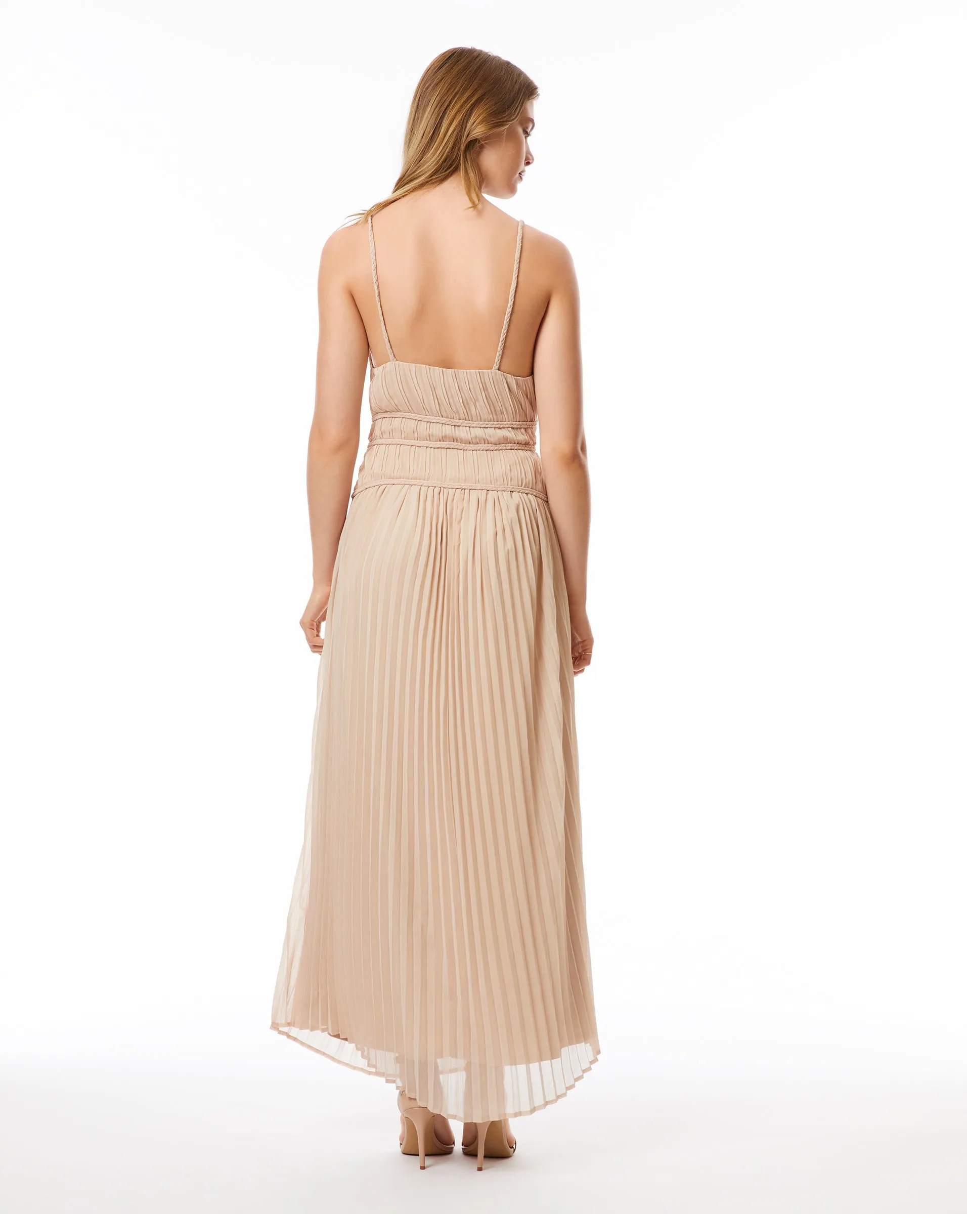 Pleated Midi Dress sold by Adrienne Landau product image thumbnail 5