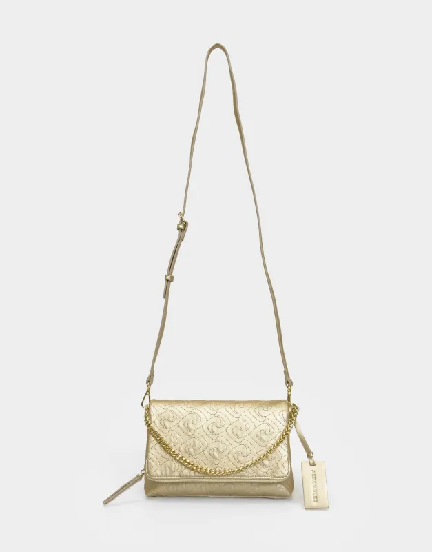 Joni East/West Quilted Flap Crossbody Bag sold by AEROSOLES