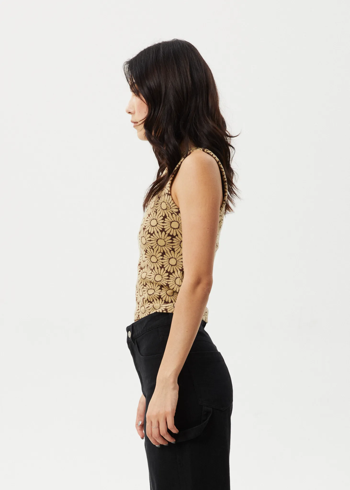 AFENDS Womens Daisy - One Shoulder Top - Toffee sold by Afends product image thumbnail 5