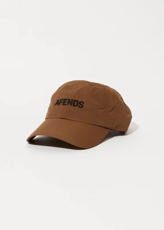 AFENDS Unisex Vinyl - 6 Panel Cap - Toffee sold by Afends