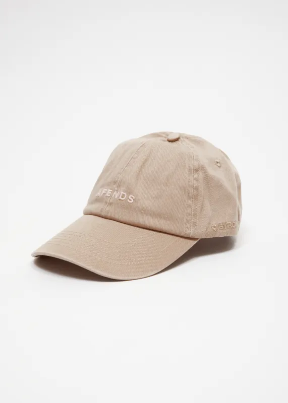 AFENDS Womens Daylight - Panelled Cap - Taupe sold by Afends