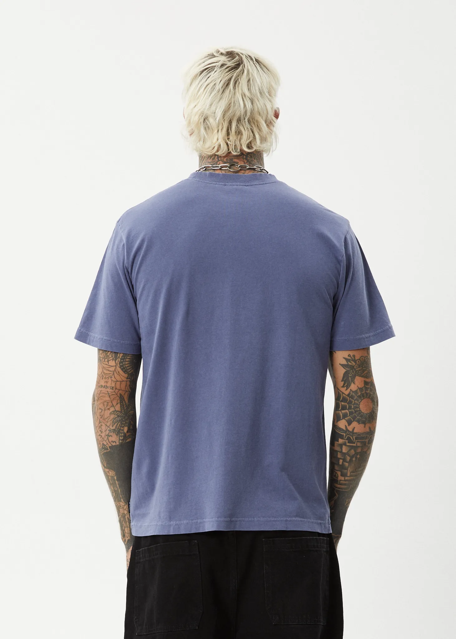 AFENDS Mens Thrown Out - Retro Tee - Washed Marlin sold by Afends product image thumbnail 4