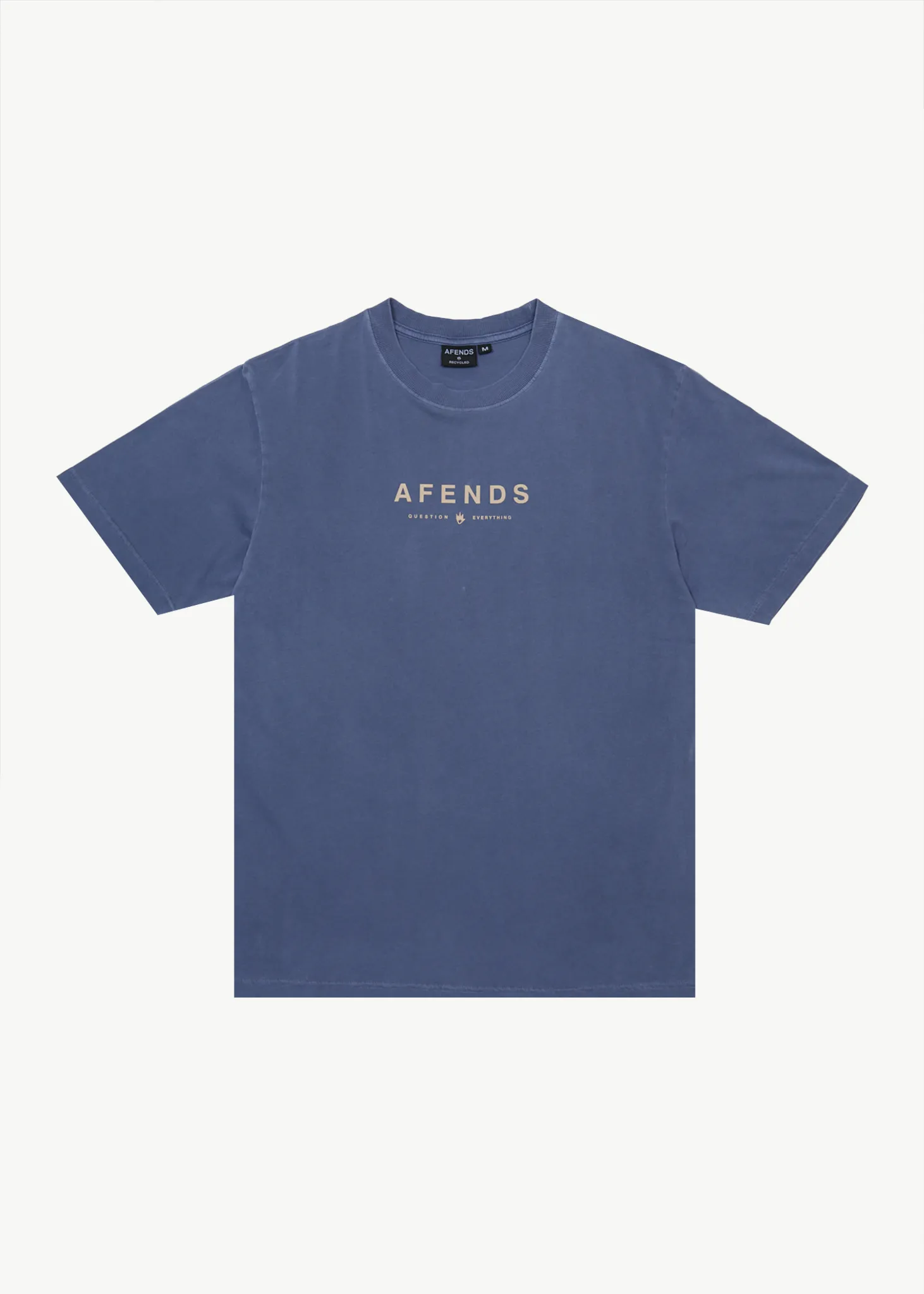 AFENDS Mens Thrown Out - Retro Tee - Washed Marlin sold by Afends
