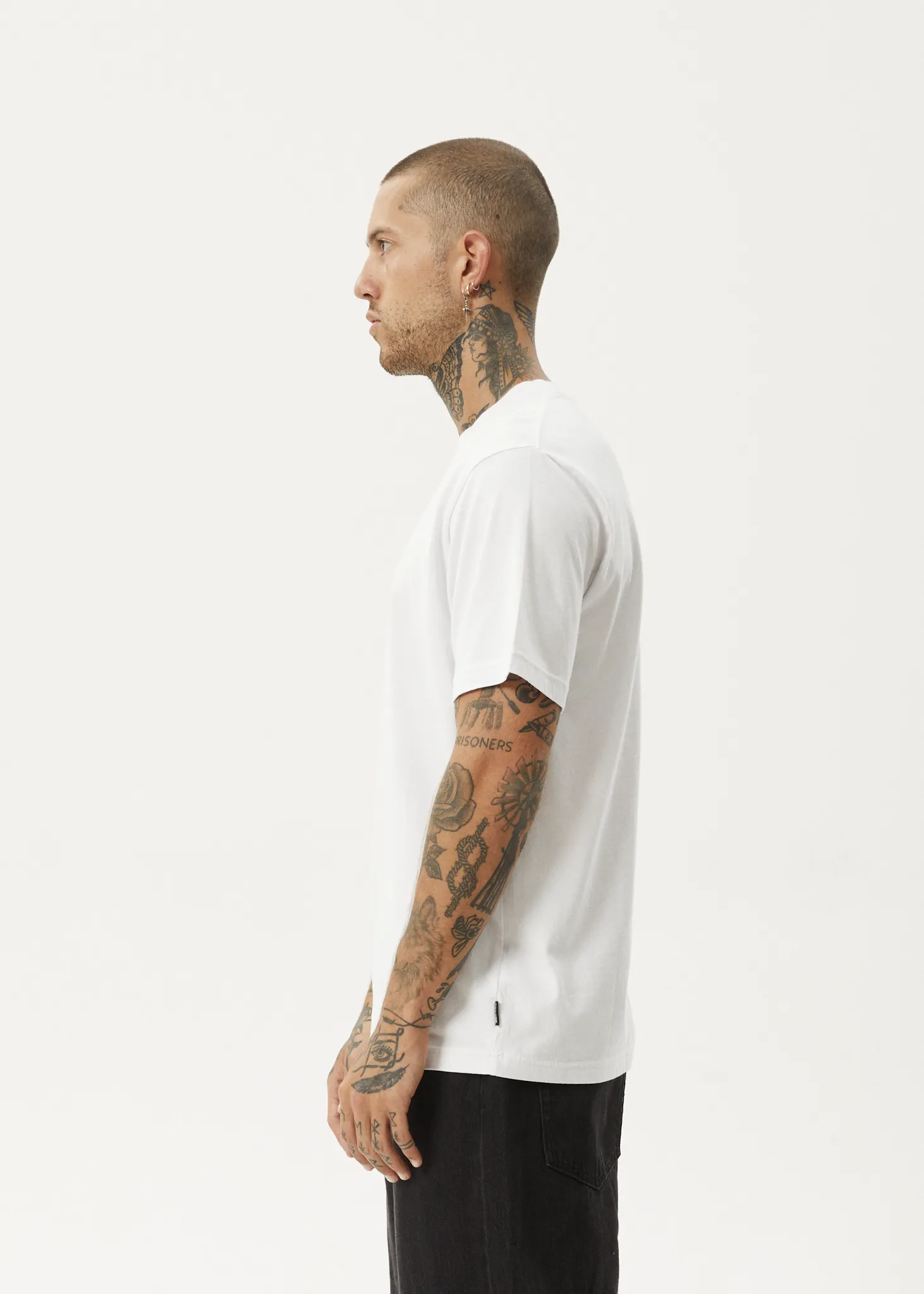 AFENDS Mens Vinyl - Retro Tee - White sold by Afends product image thumbnail 4