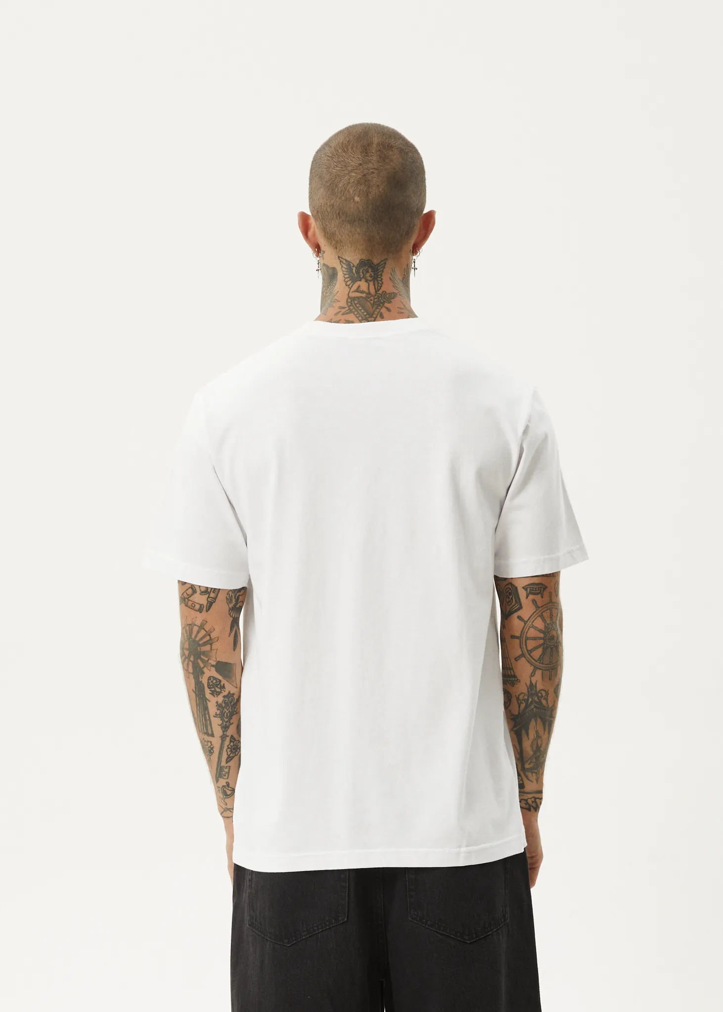 AFENDS Mens Vinyl - Retro Tee - White sold by Afends product image thumbnail 5