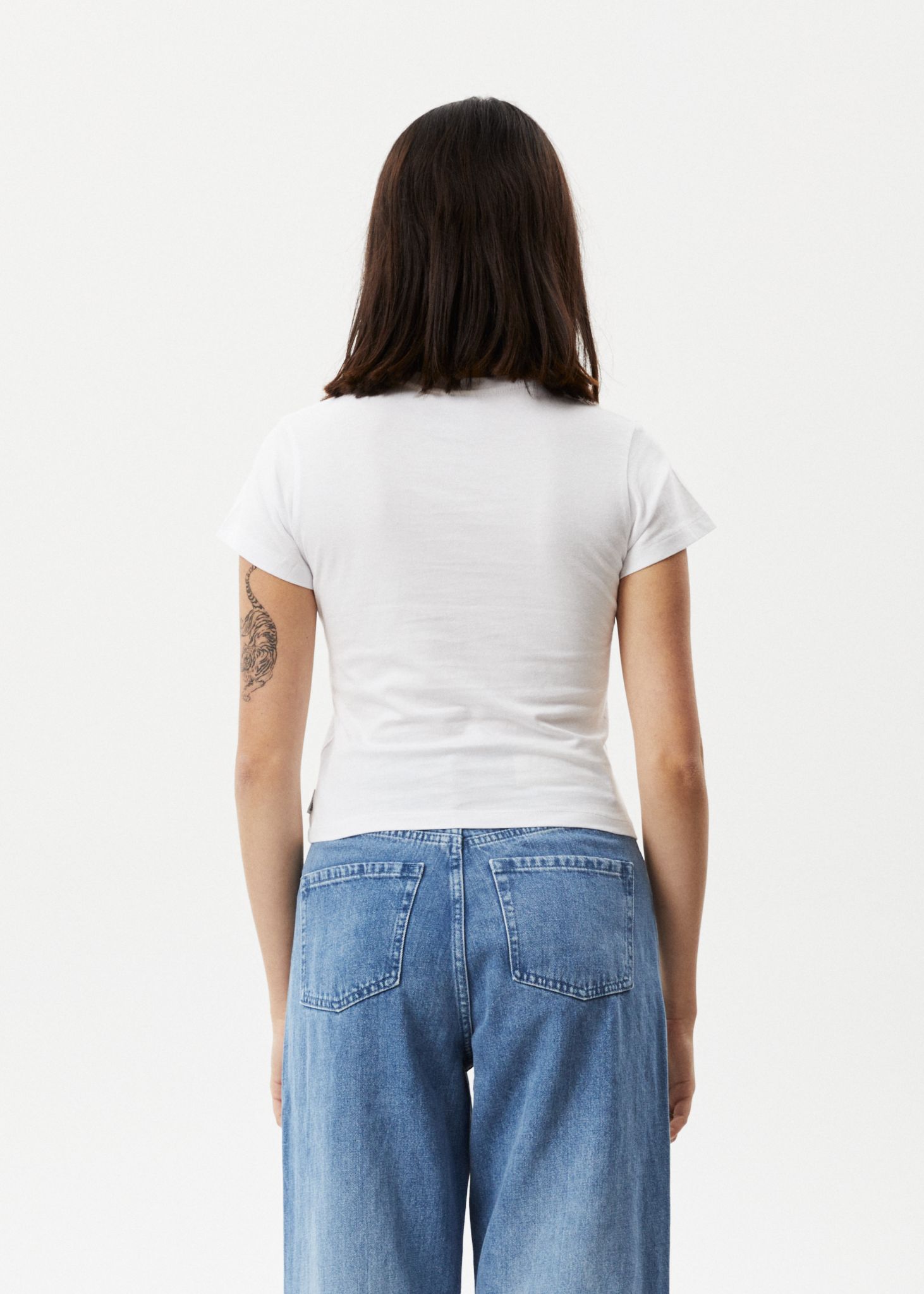 Afends Womens Intergalactic - Baby T-Shirt - White sold by Afends product image thumbnail 5