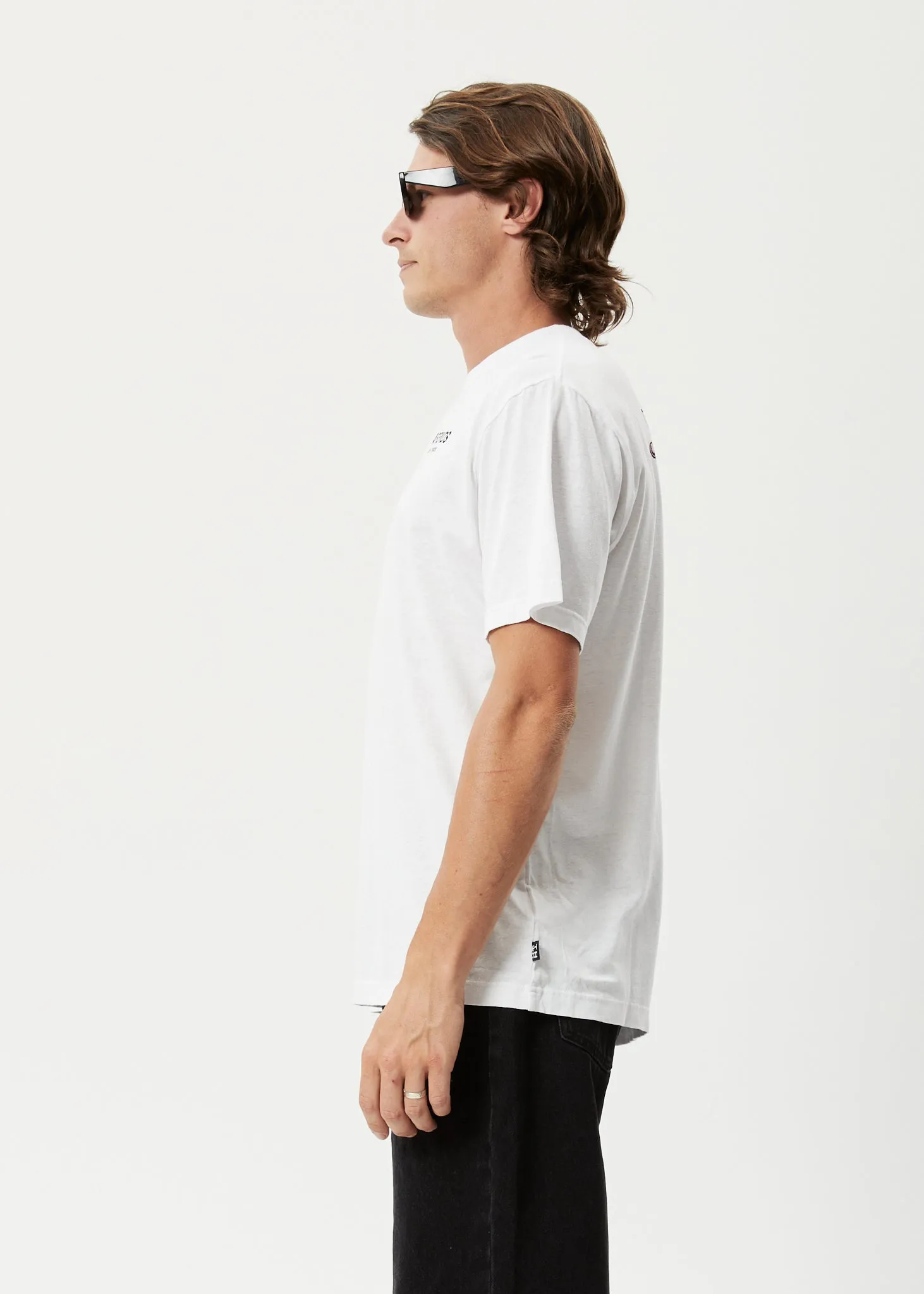 AFENDS Mens Take It Back - Retro Graphic T-Shirt - White sold by Afends product image thumbnail 4