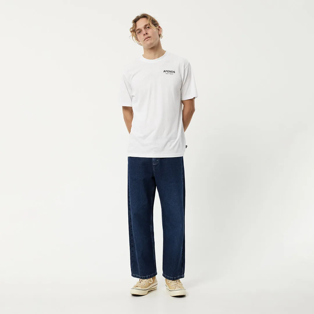 AFENDS Mens Take It Back - Retro Graphic T-Shirt - White sold by Afends product image thumbnail 5