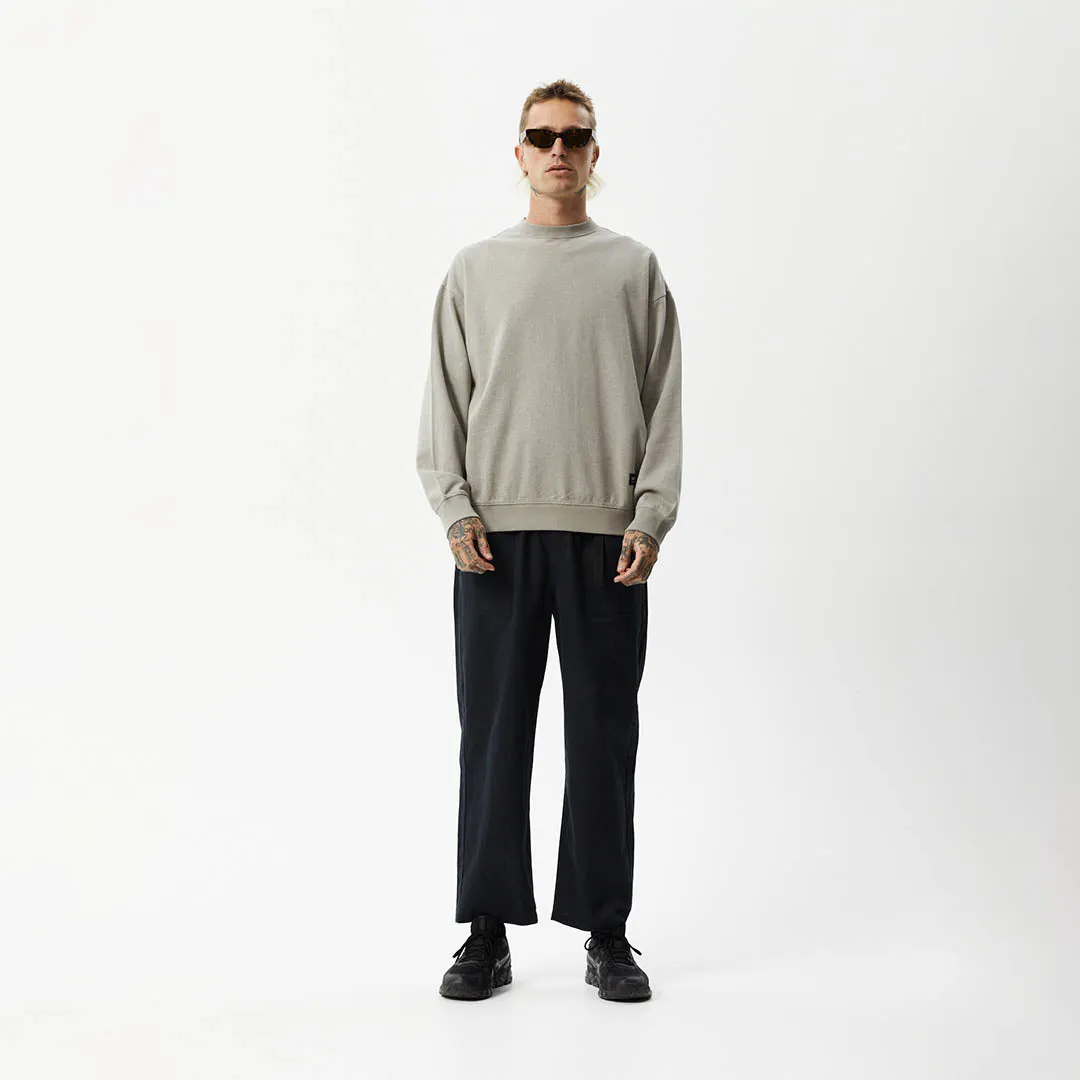 AFENDS Mens Indica - Crew Neck Jumper - Olive sold by Afends product image thumbnail 5