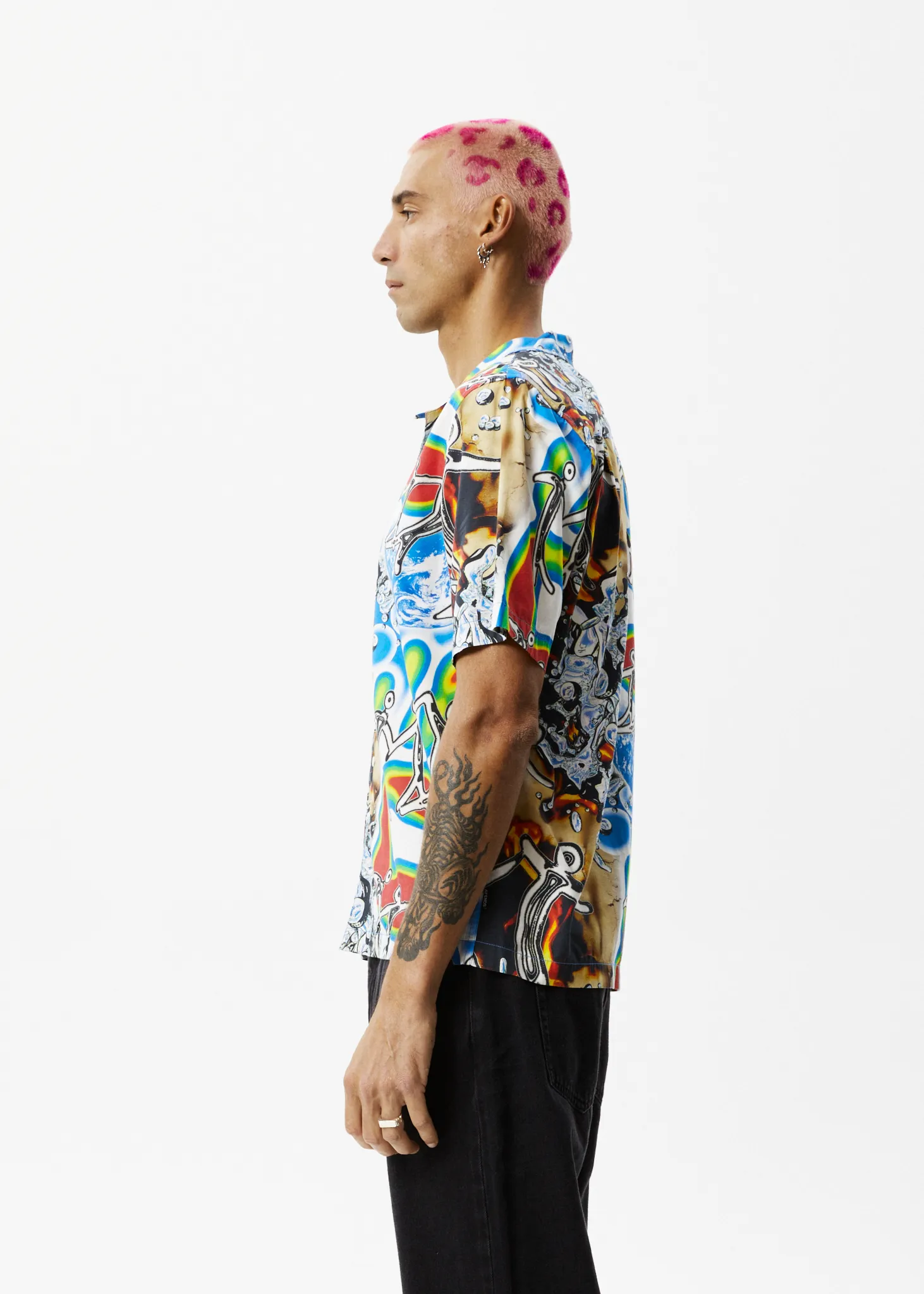 AFENDS Mens Water Is Life - Cuban Short Sleeve Shirt - Multi sold by Afends product image thumbnail 4