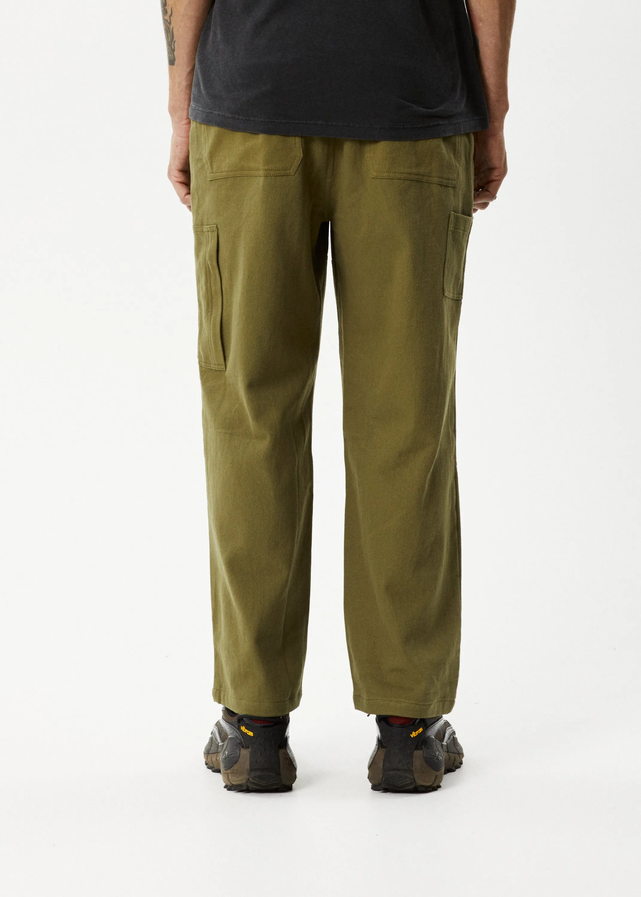 AFENDS Mens Richmond - Workwear Pant - Military sold by Afends product image thumbnail 4
