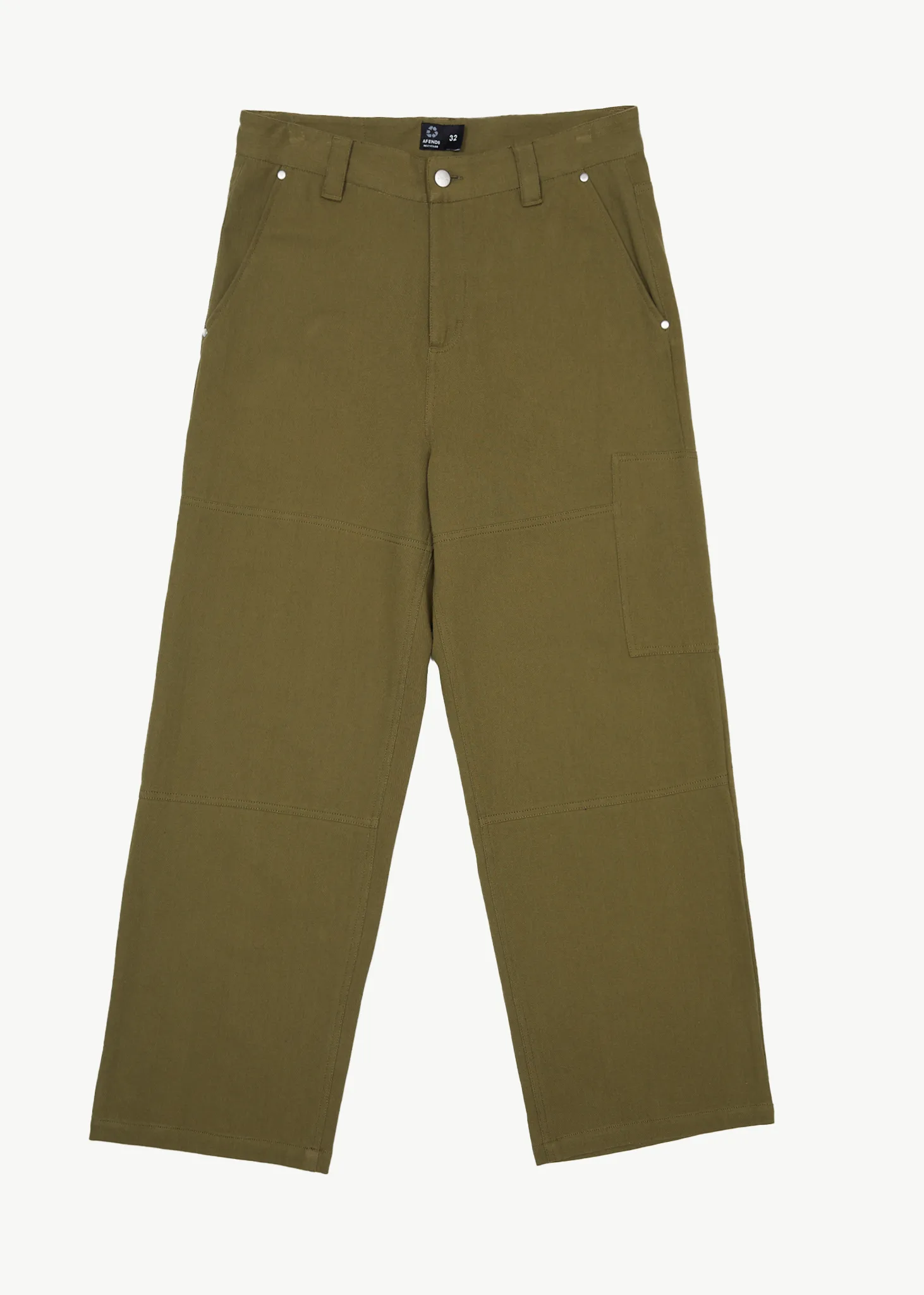 AFENDS Mens Richmond - Workwear Pant - Military sold by Afends