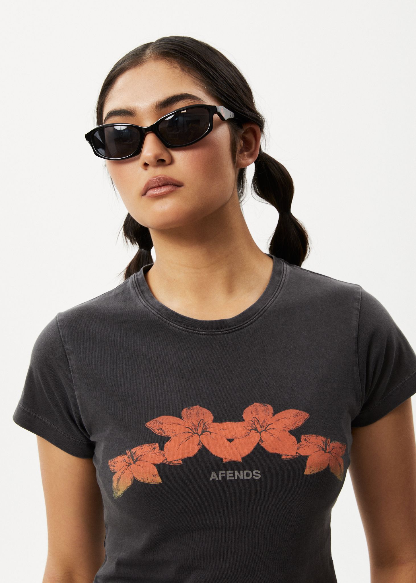 AFENDS Womens Intergalactic - Baby T-Shirt - Stone Black sold by Afends product image thumbnail 2