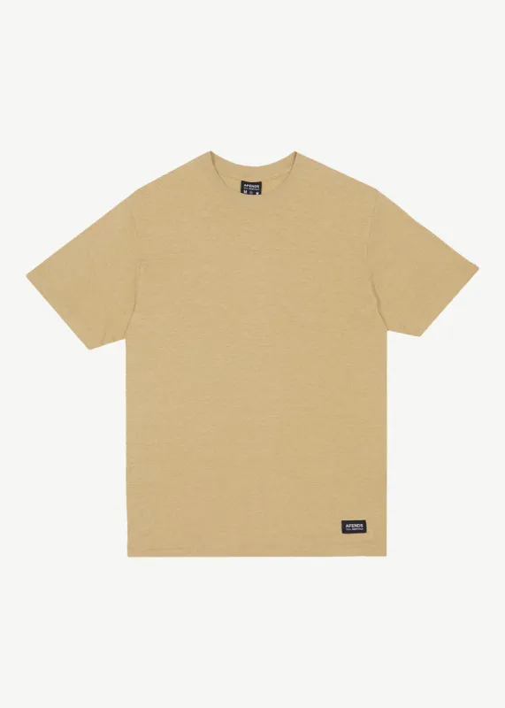 AFENDS Mens Classic - Retro Fit Tee - Camel sold by Afends