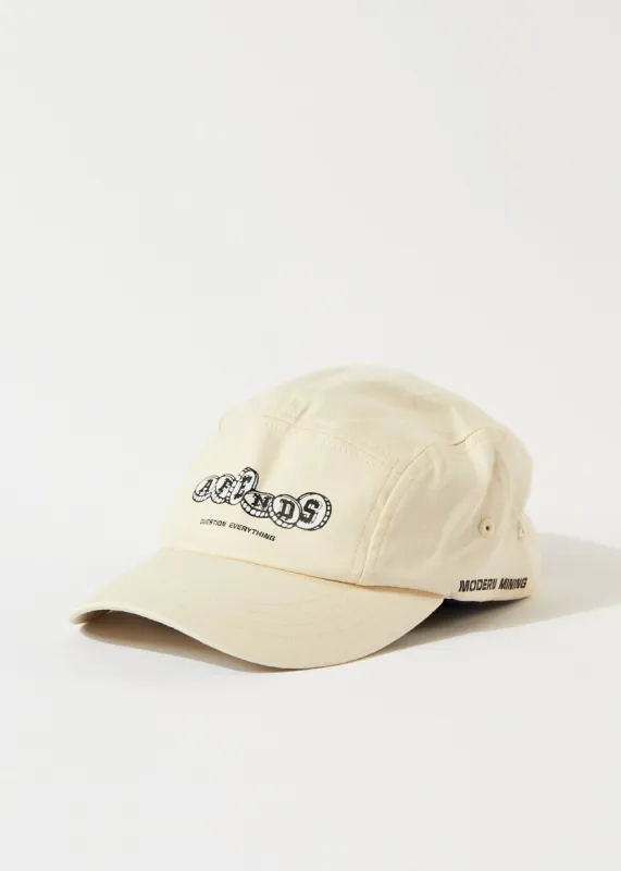 AFENDS Unisex Crypto - 5 Panel Cap - Natural sold by Afends