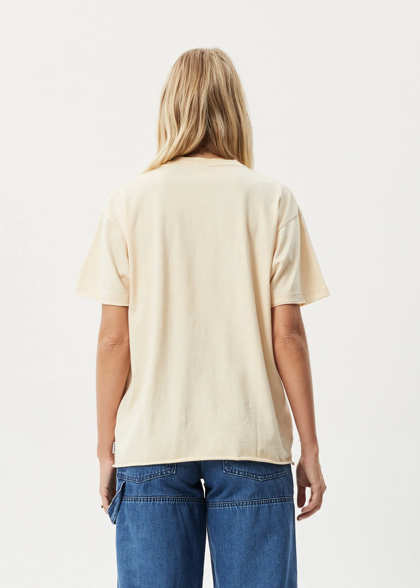 AFENDS Womens Island - Oversized T-Shirt - Sand sold by Afends product image thumbnail 5