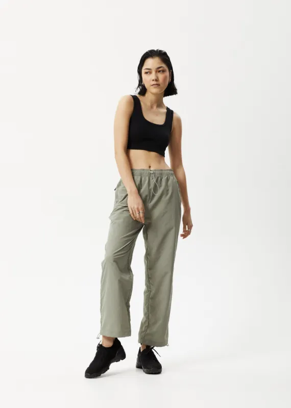 AFENDS Womens Octave - Spray Pant - Olive sold by Afends
