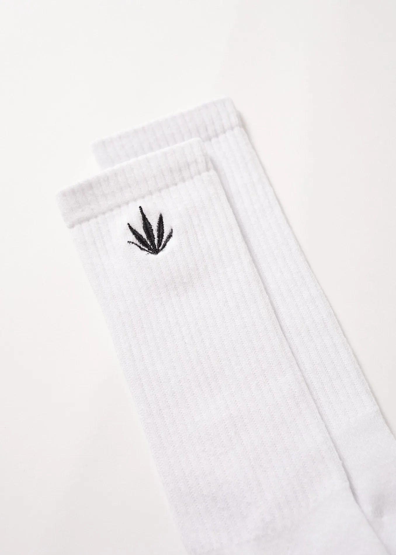 AFENDS Unisex Happy - Socks One Pack - White sold by Afends product image thumbnail 2