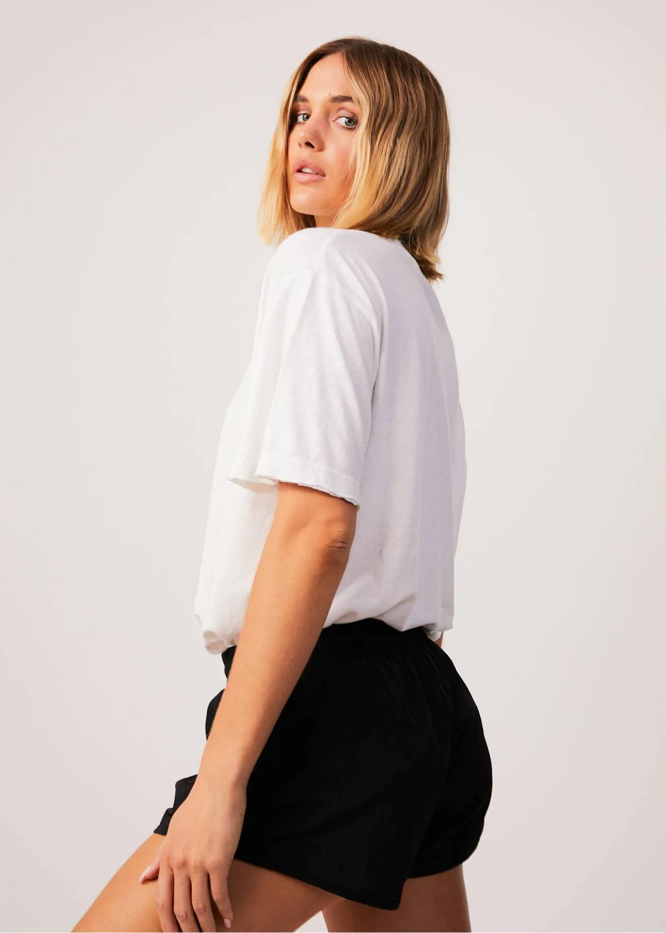 AFENDS Womens Pearly - Oversized T-Shirt - White sold by Afends product image thumbnail 4