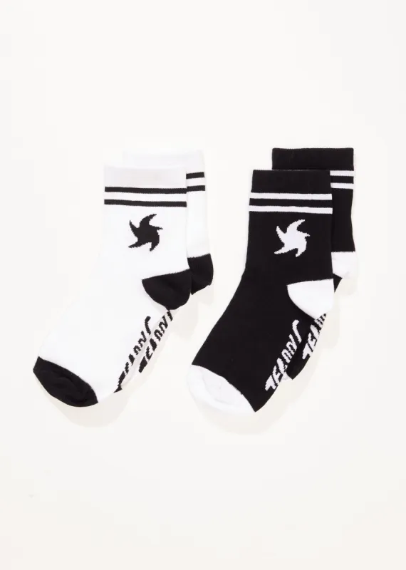 AFENDS Womens Estrella - Socks Two Pack - Multi sold by Afends