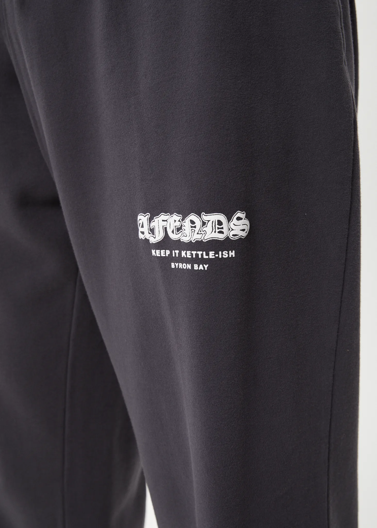 AFENDS Mens Gothic - Track Pant - Charcoal sold by Afends product image thumbnail 5