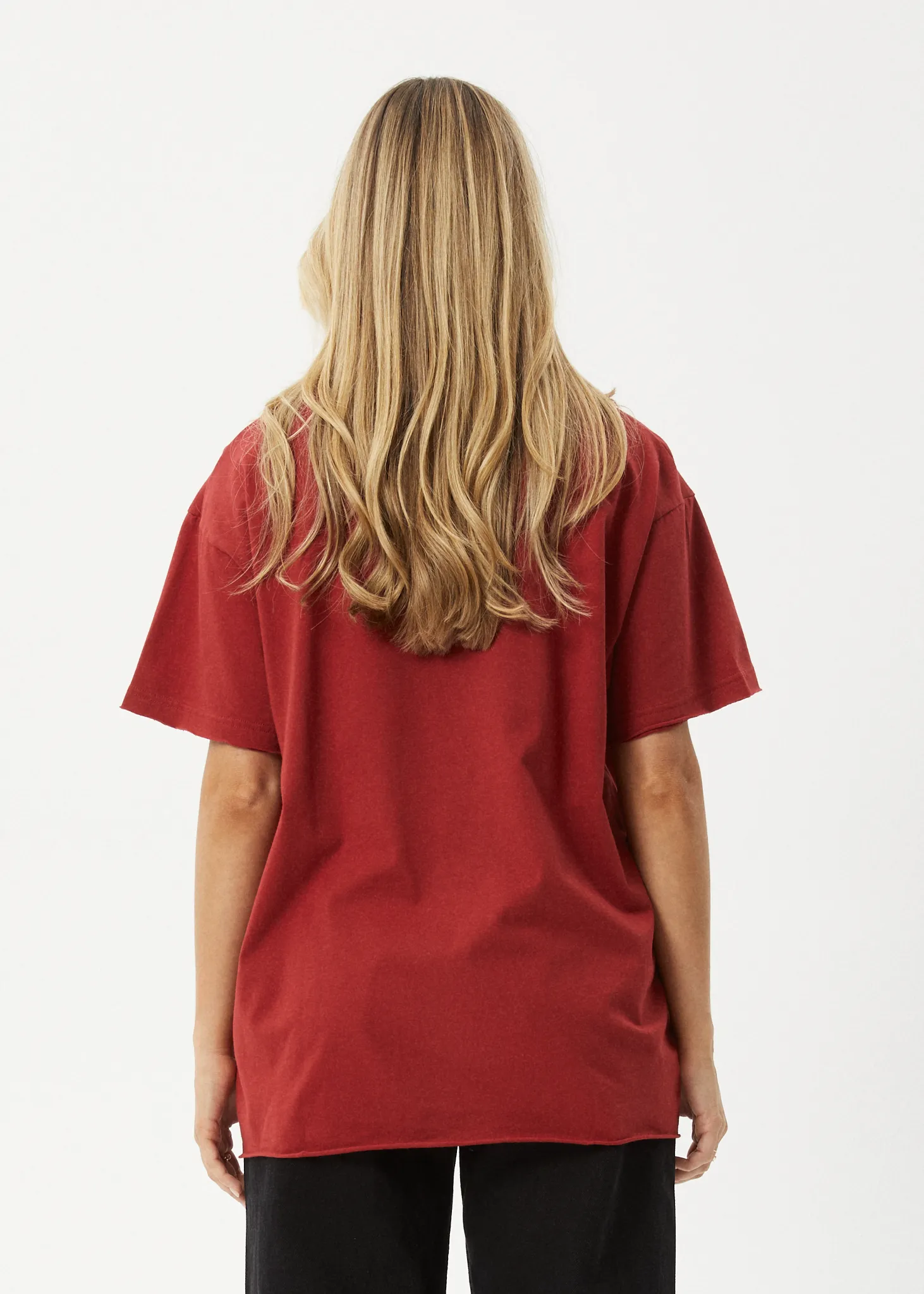 AFENDS Womens Island - Oversized T-Shirt - Ketchup sold by Afends product image thumbnail 5
