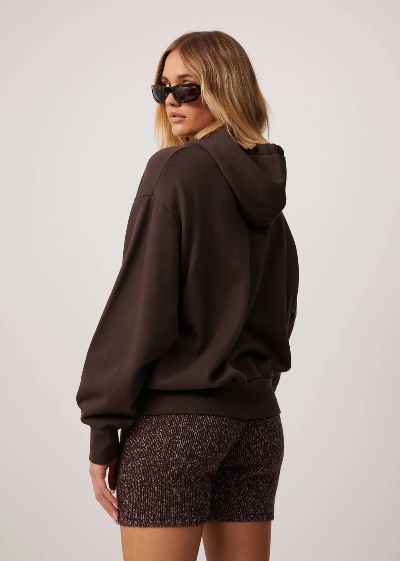 AFENDS Womens Digital Holiday - Floral Hoodie - Coffee sold by Afends product image thumbnail 5