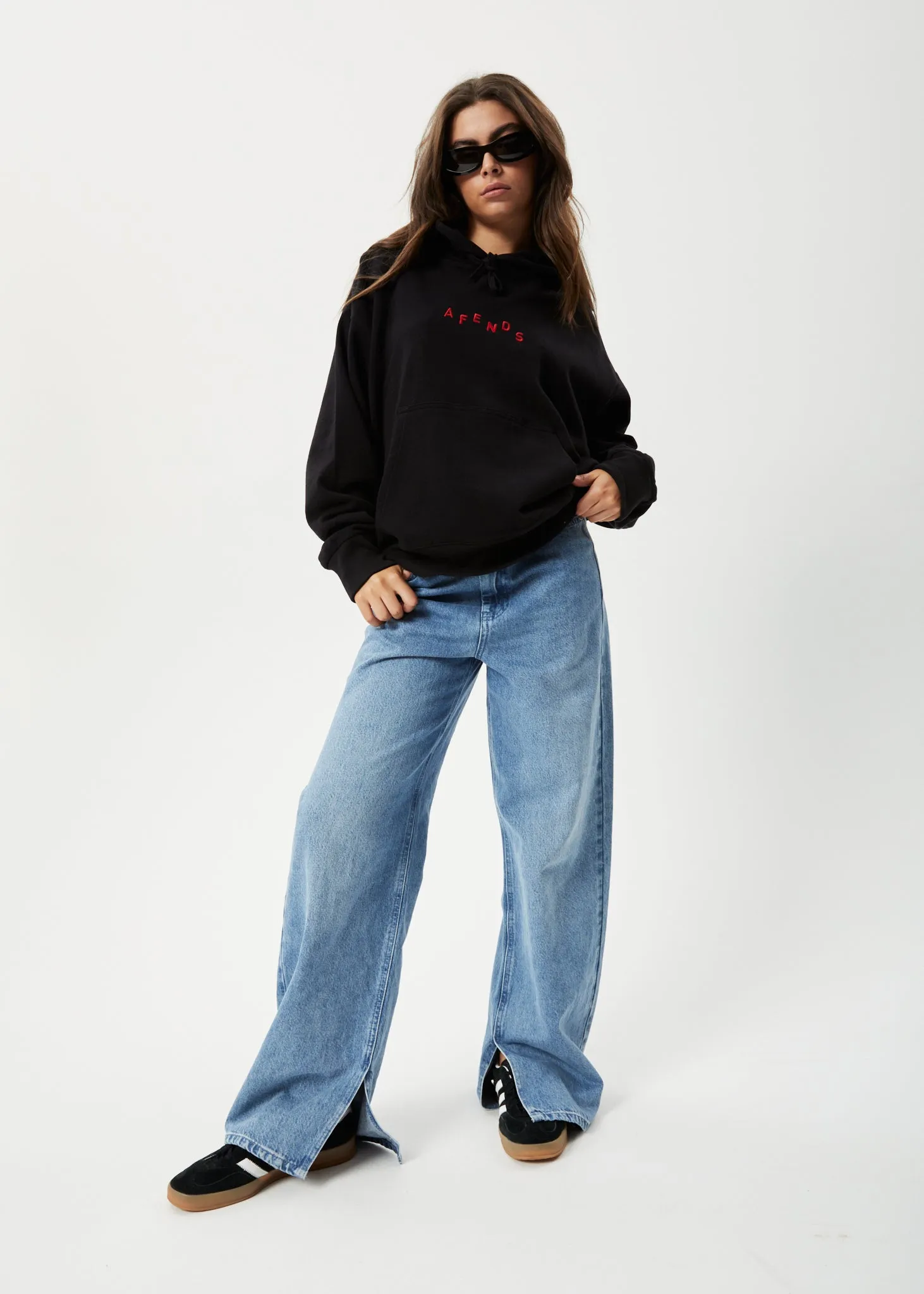 AFENDS Womens Kala - Hoodie - Black sold by Afends product image thumbnail 3