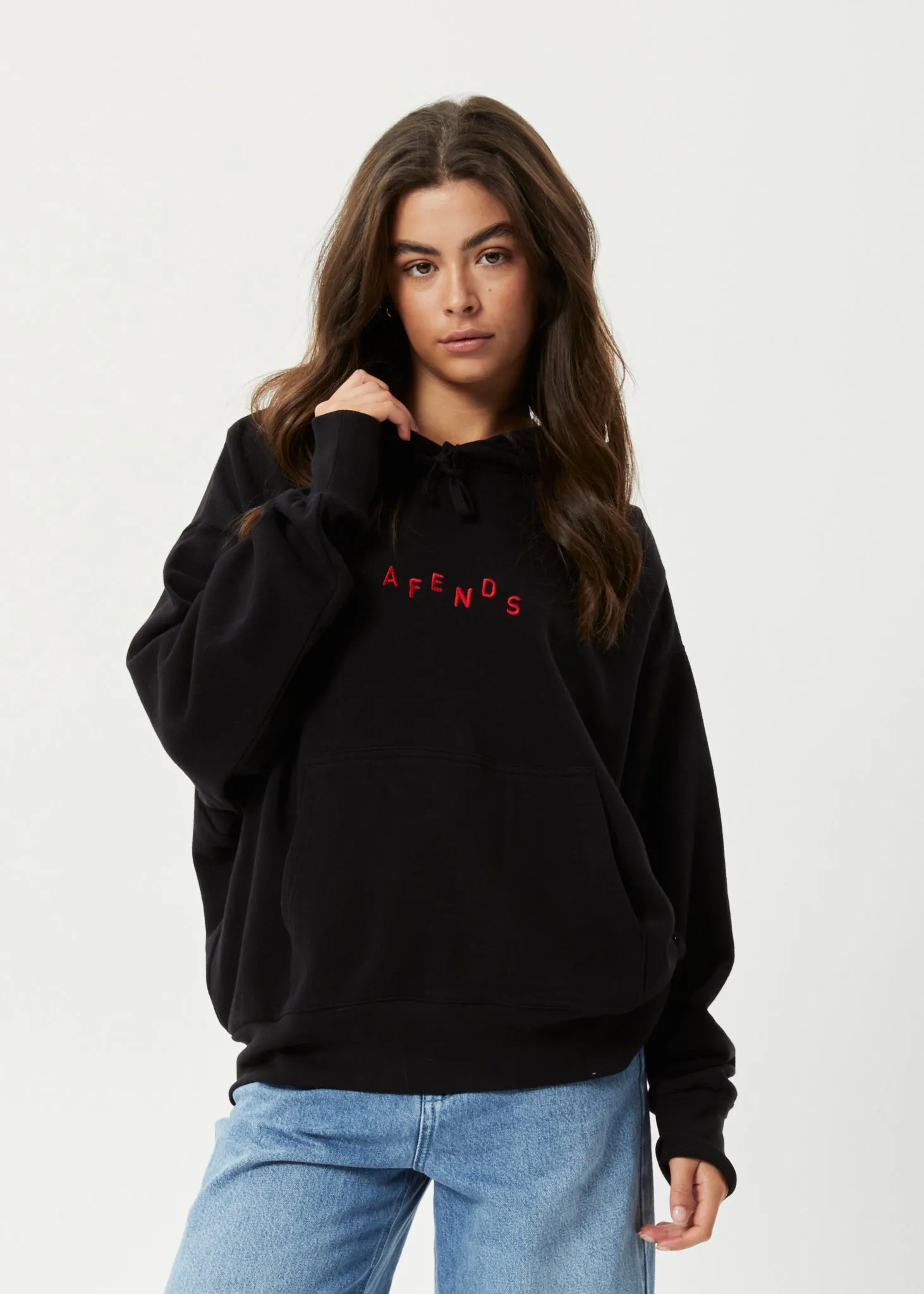 AFENDS Womens Kala - Hoodie - Black sold by Afends product image thumbnail 4