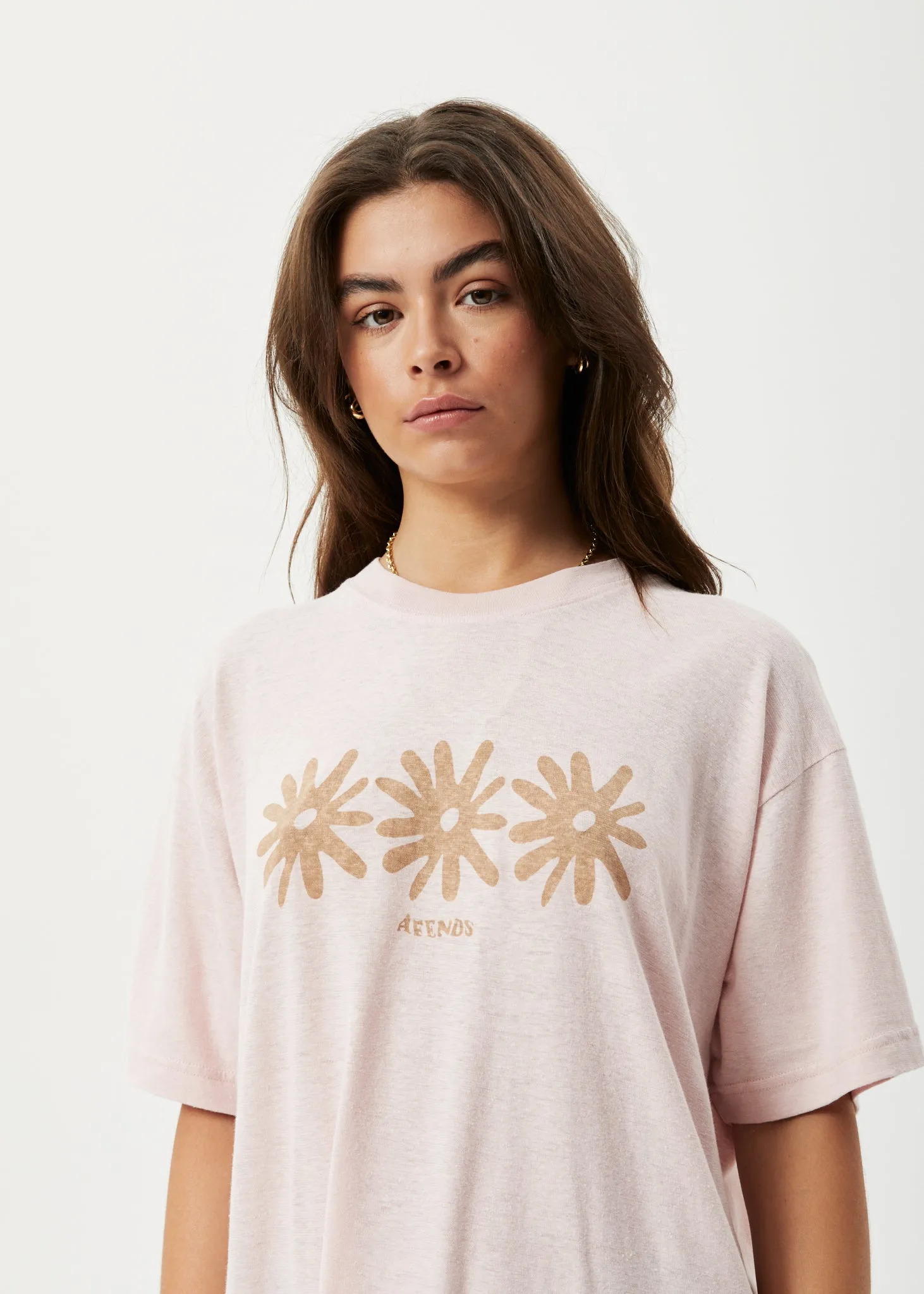 AFENDS Womens Adi Slay - Oversized Graphic T-Shirt - Lotus sold by Afends product image thumbnail 2