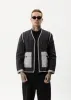 AFENDS Unisex Foreword - Unisex Convertible Jacket - Charcoal sold by Afends