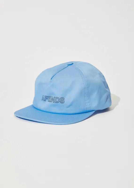 AFENDS Unisex Outline - 5 Panel Cap - Sky Blue sold by Afends