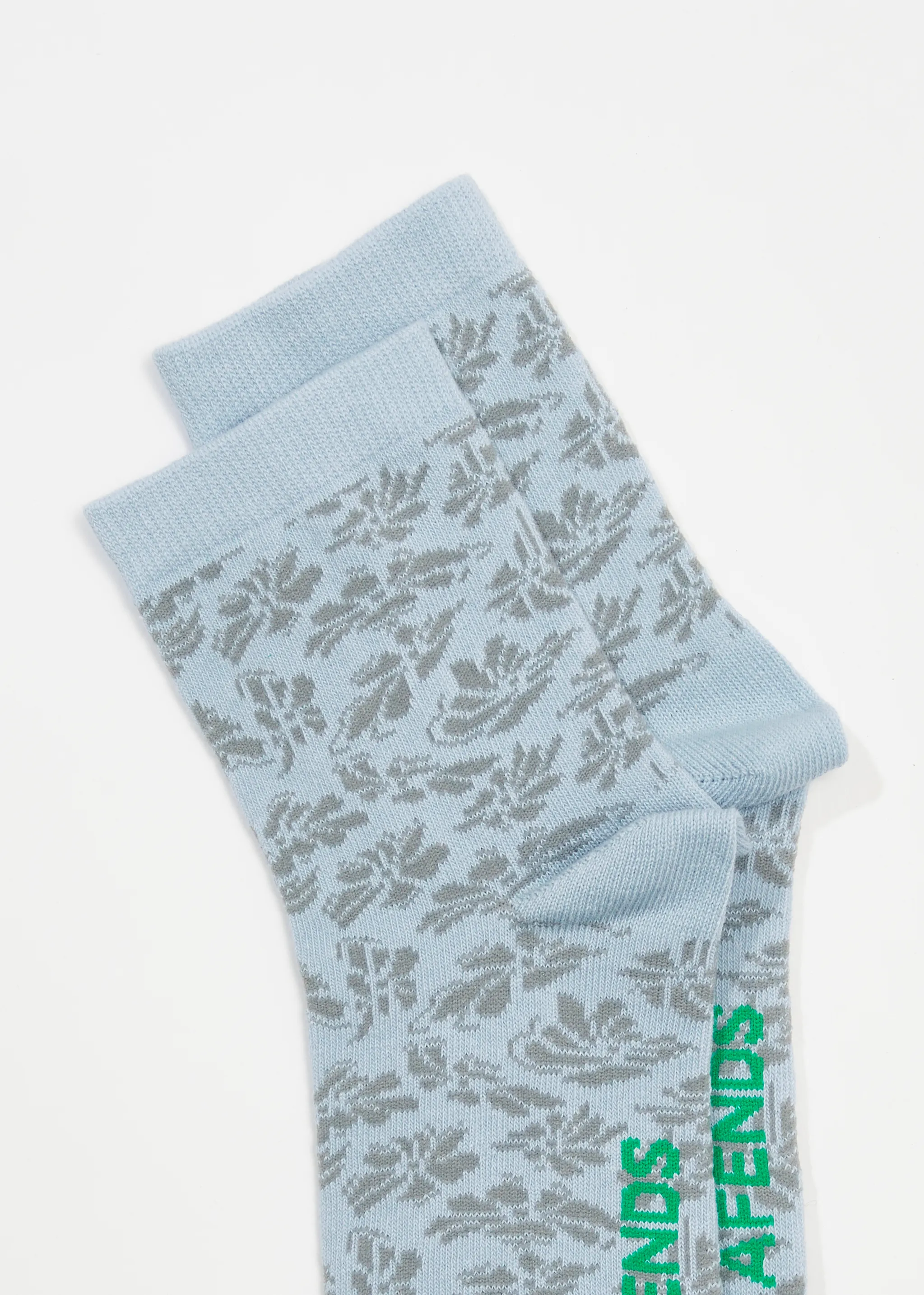 AFENDS Unisex Rhye - Crew Socks - Powder Blue sold by Afends product image thumbnail 2