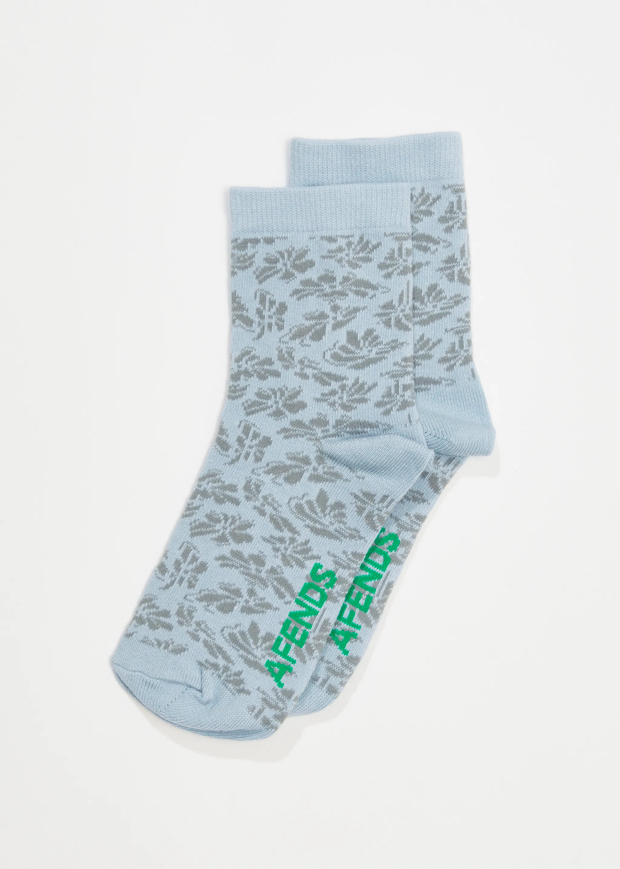 AFENDS Unisex Rhye - Crew Socks - Powder Blue sold by Afends product image thumbnail 3