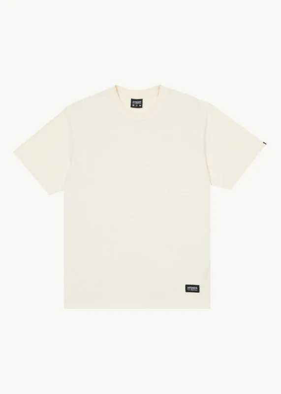 AFENDS Mens Classic - Retro Tee - Sand sold by Afends