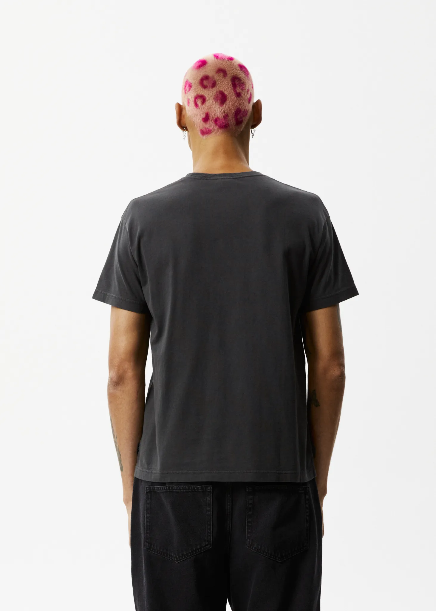 AFENDS Mens Future - Slim Fit Graphic T-Shirt - Stone Black sold by Afends product image thumbnail 5