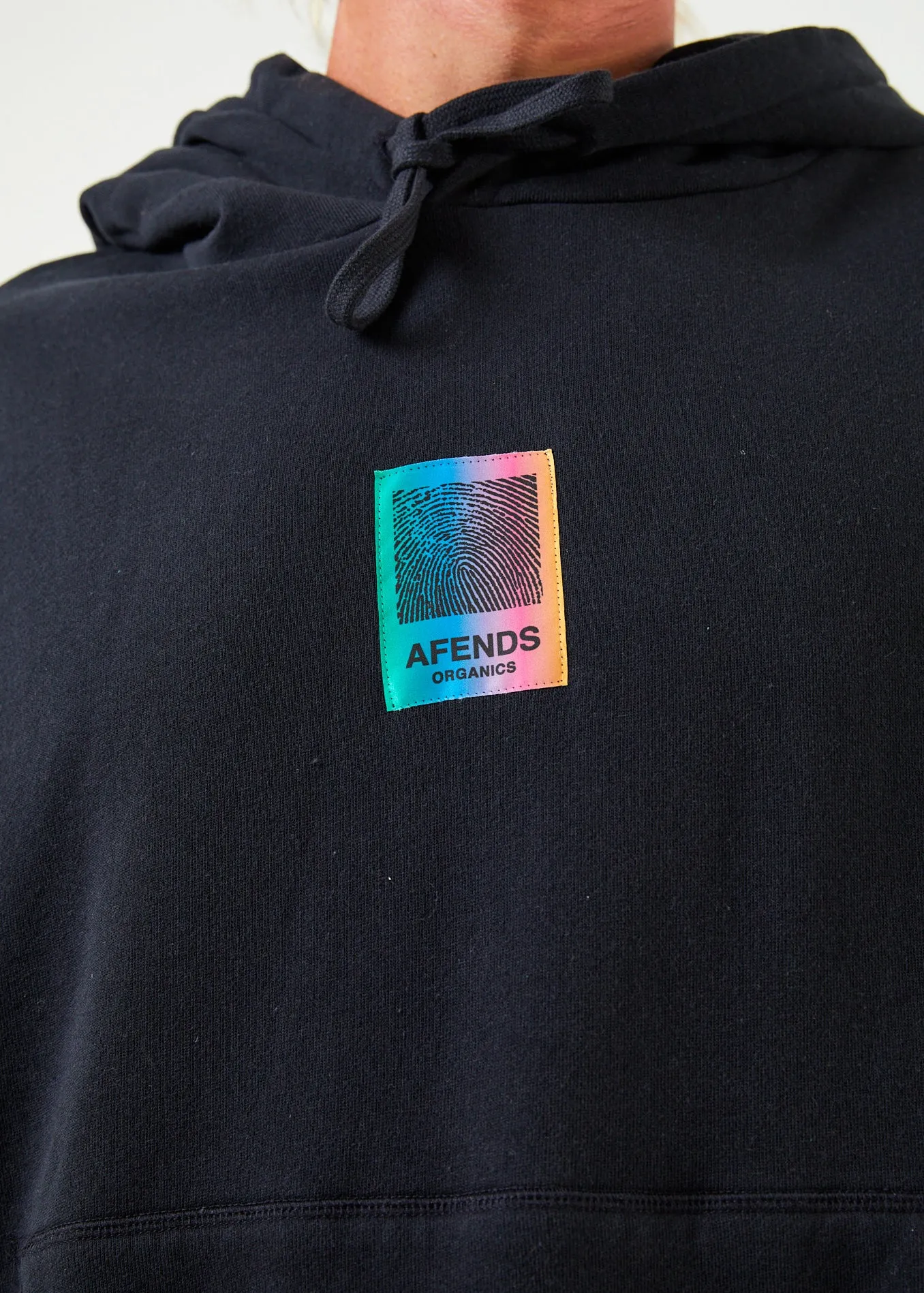 AFENDS Unisex Studio - Unisex Oversized Hoodie - Black sold by Afends product image thumbnail 3