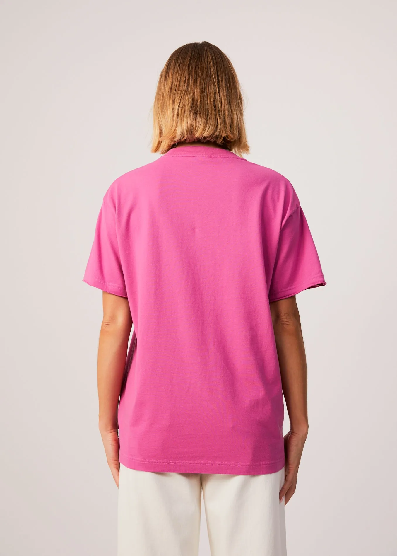 AFENDS Womens Digital Holiday - Oversized Floral T-Shirt - Bubblegum sold by Afends product image thumbnail 5