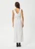 AFENDS Womens Focus - Seersucker Maxi Dress - White sold by Afends