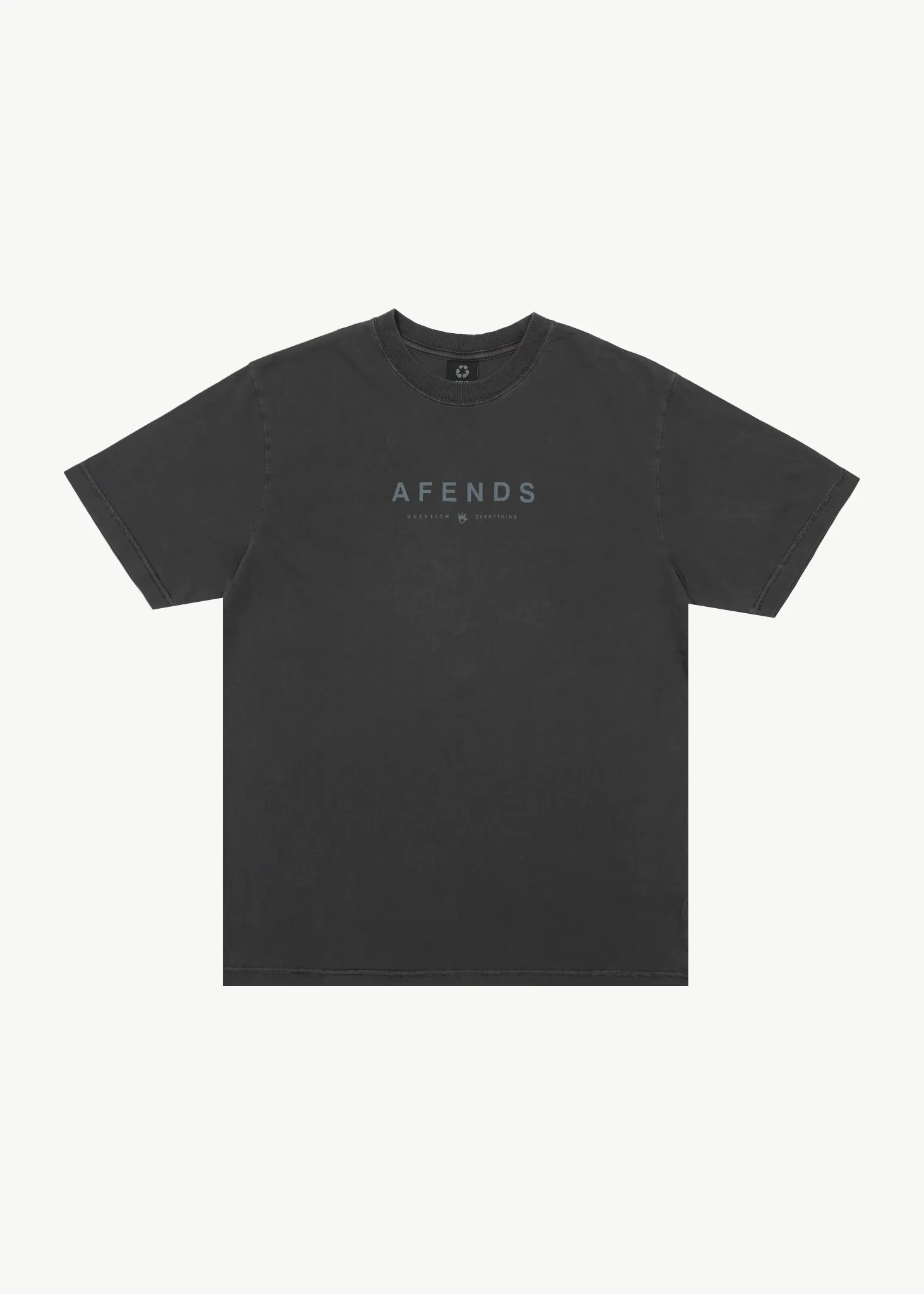 AFENDS Mens Thrown Out - Graphic Retro T-Shirt - Stone Black sold by Afends
