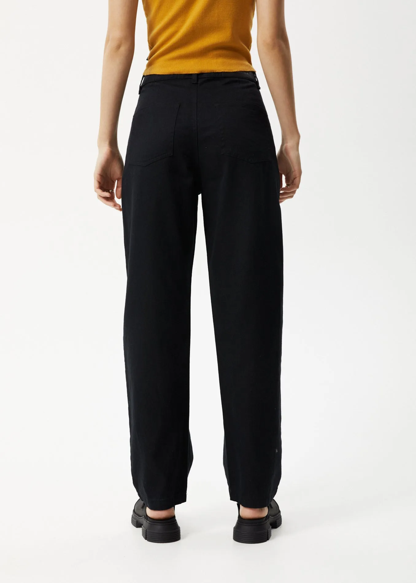 AFENDS Womens Shelby - Wide Leg Pant - Black sold by Afends product image thumbnail 5