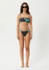 AFENDS Womens House Of Darwin - Bikini Top - Charcoal Floral sold by Afends